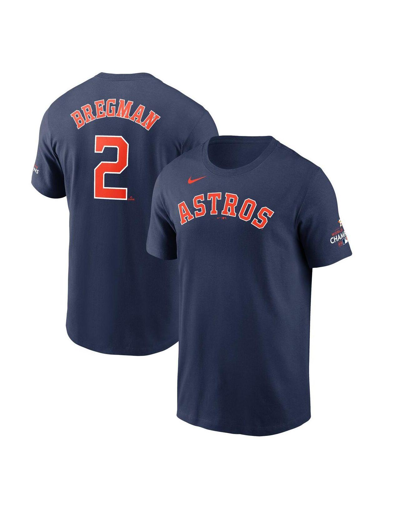 Nike Alex Bregman Navy Houston Astros World Series Champions Name