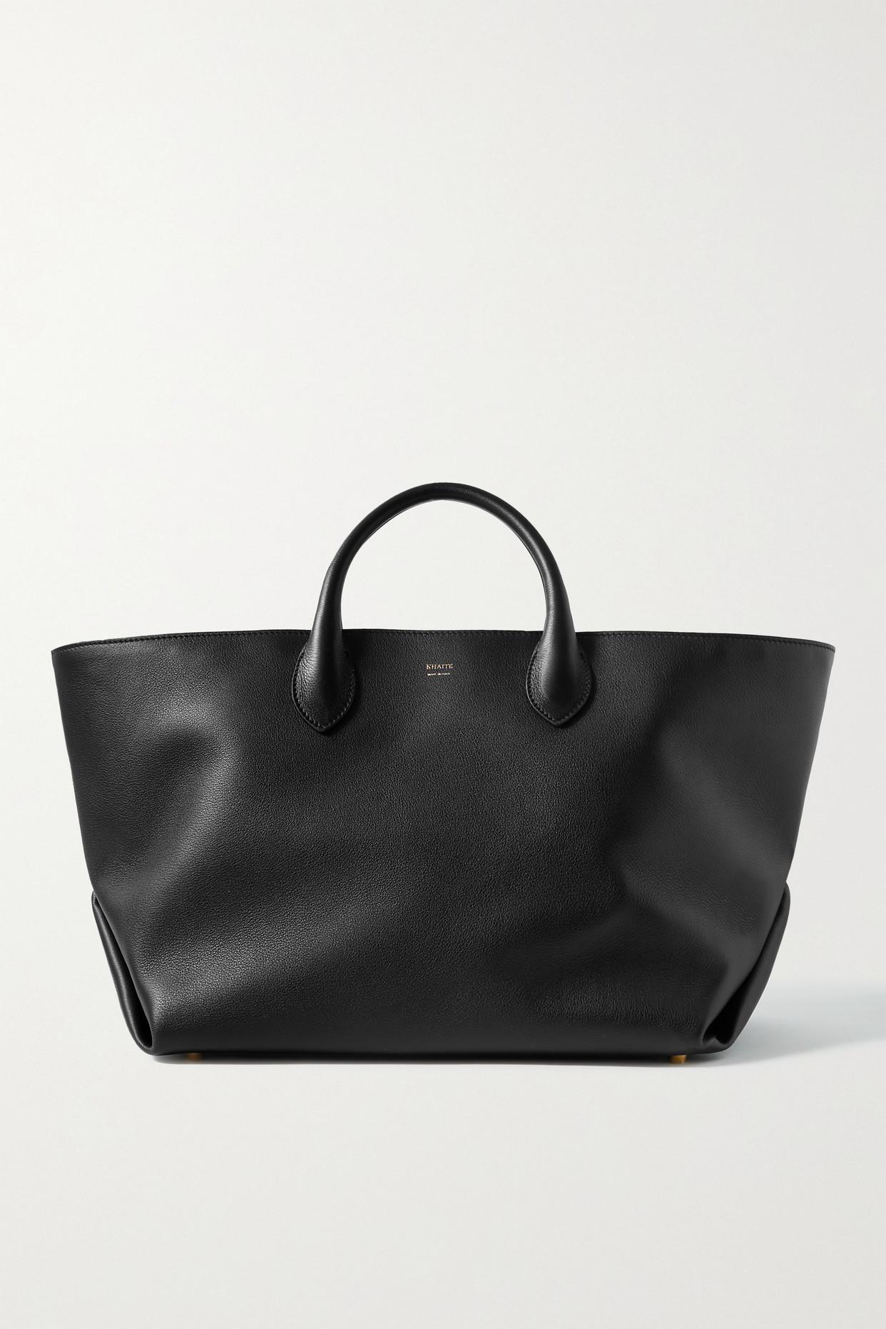 free delivery and returns Khaite Amelia Medium Textured leather