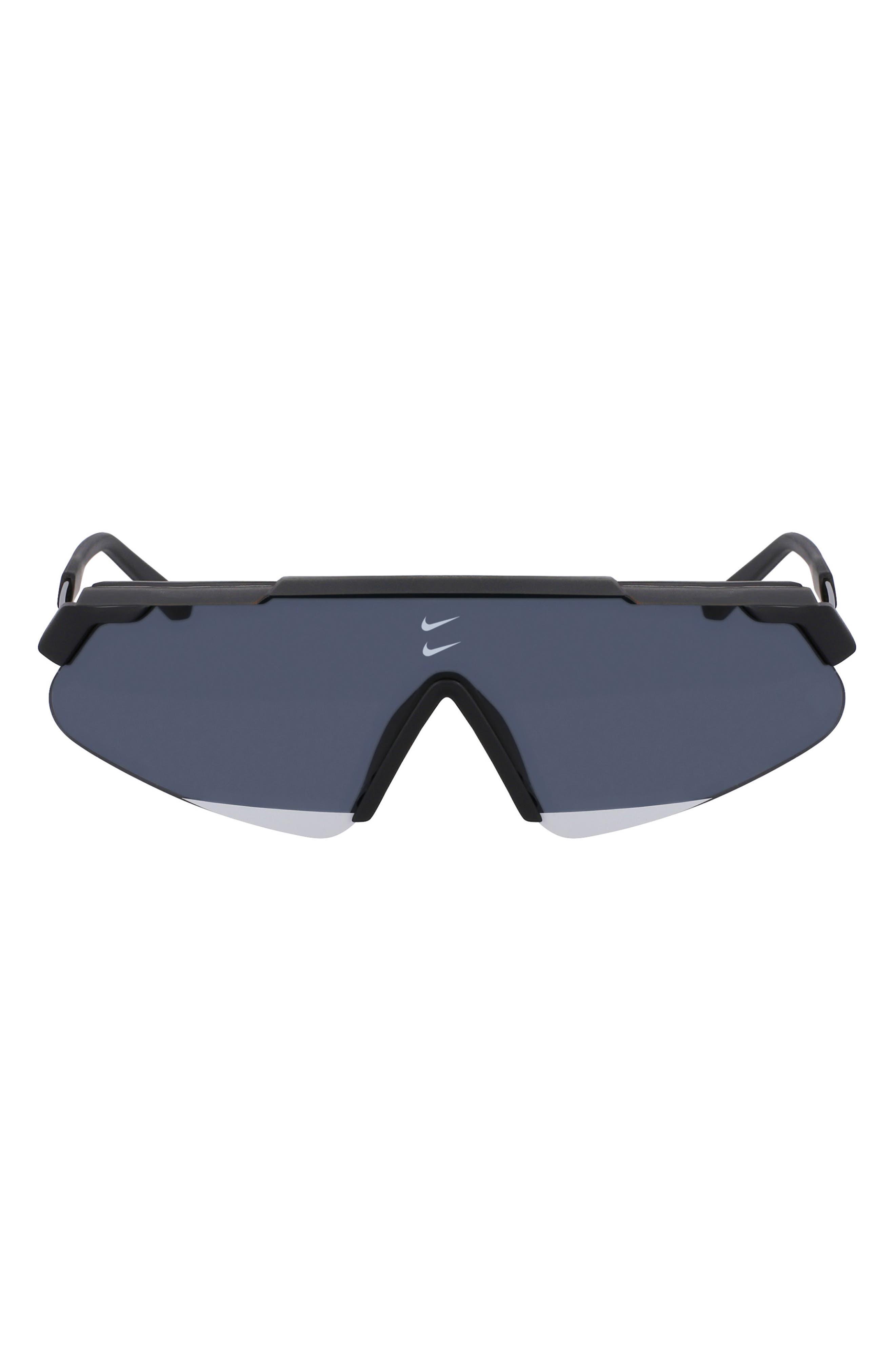 Nike Marquee Mm Oversize Shield Sunglasses In Blue For Men Lyst