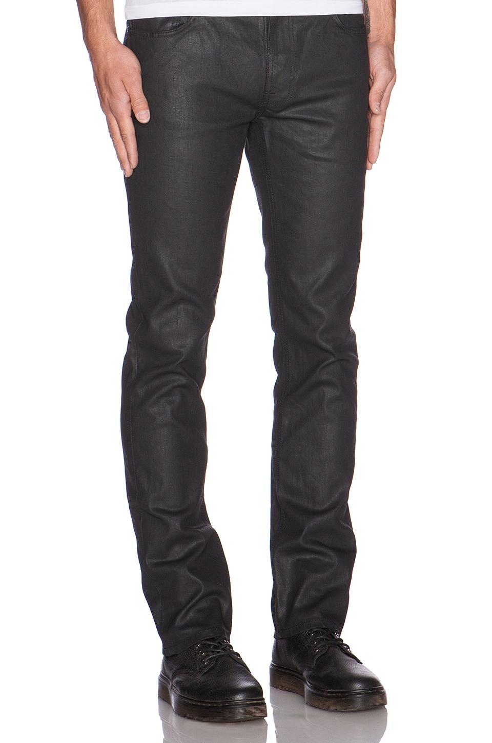 2019 year - Nudie Jeans Thin Finn: Back 2 Black Jeans 2019 year