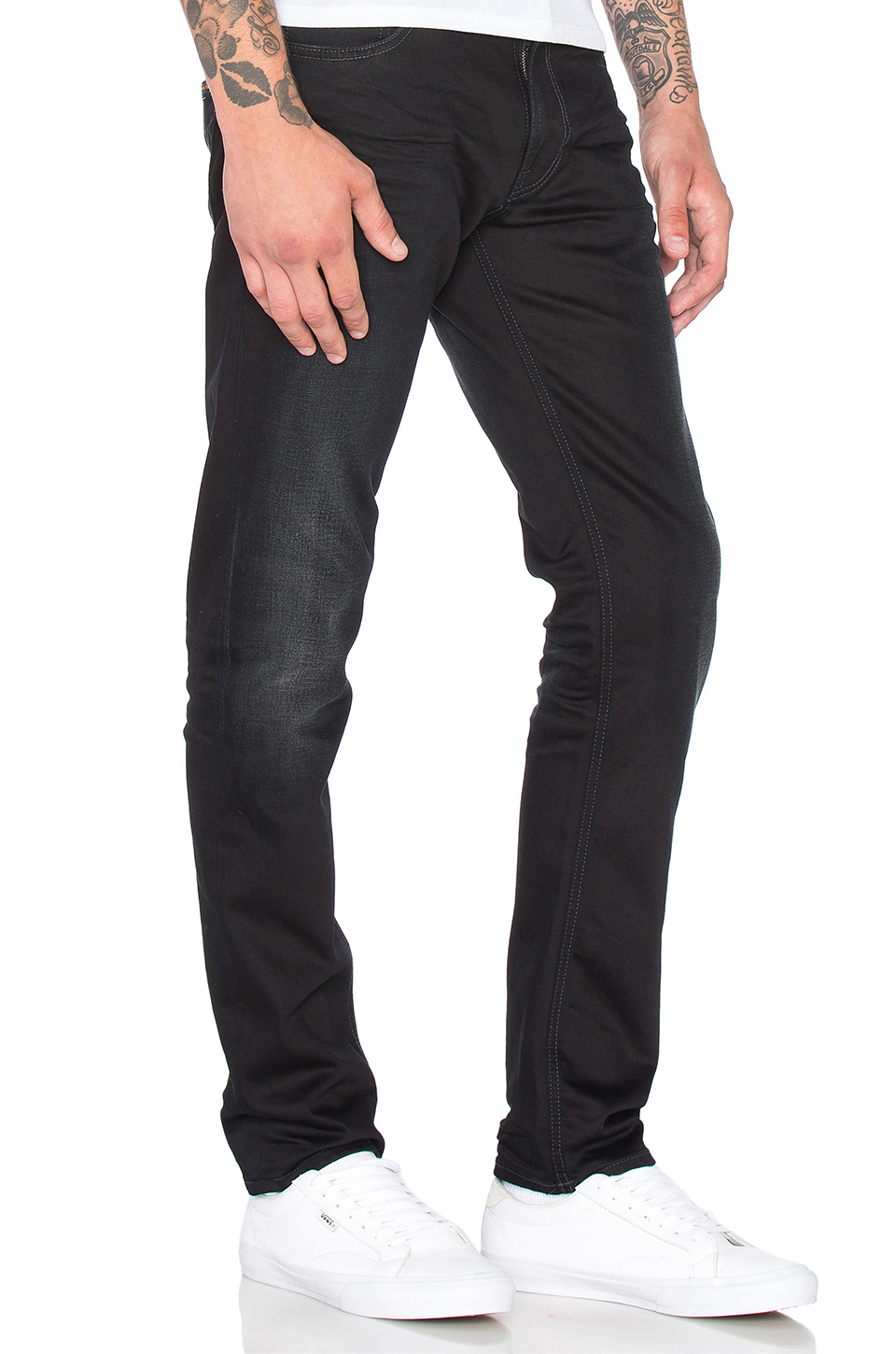 Nudie Jeans Thin Finn: Back 2 Black Jeans images Nudie Jeans Thin Finn: Back 2 Black Jeans pics