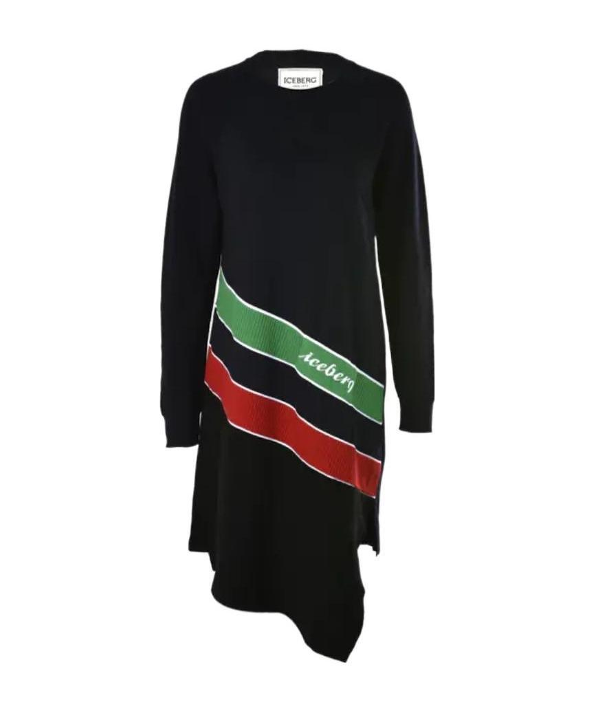 promotional items Iceberg A Dress With An Asymmetrical Logo in