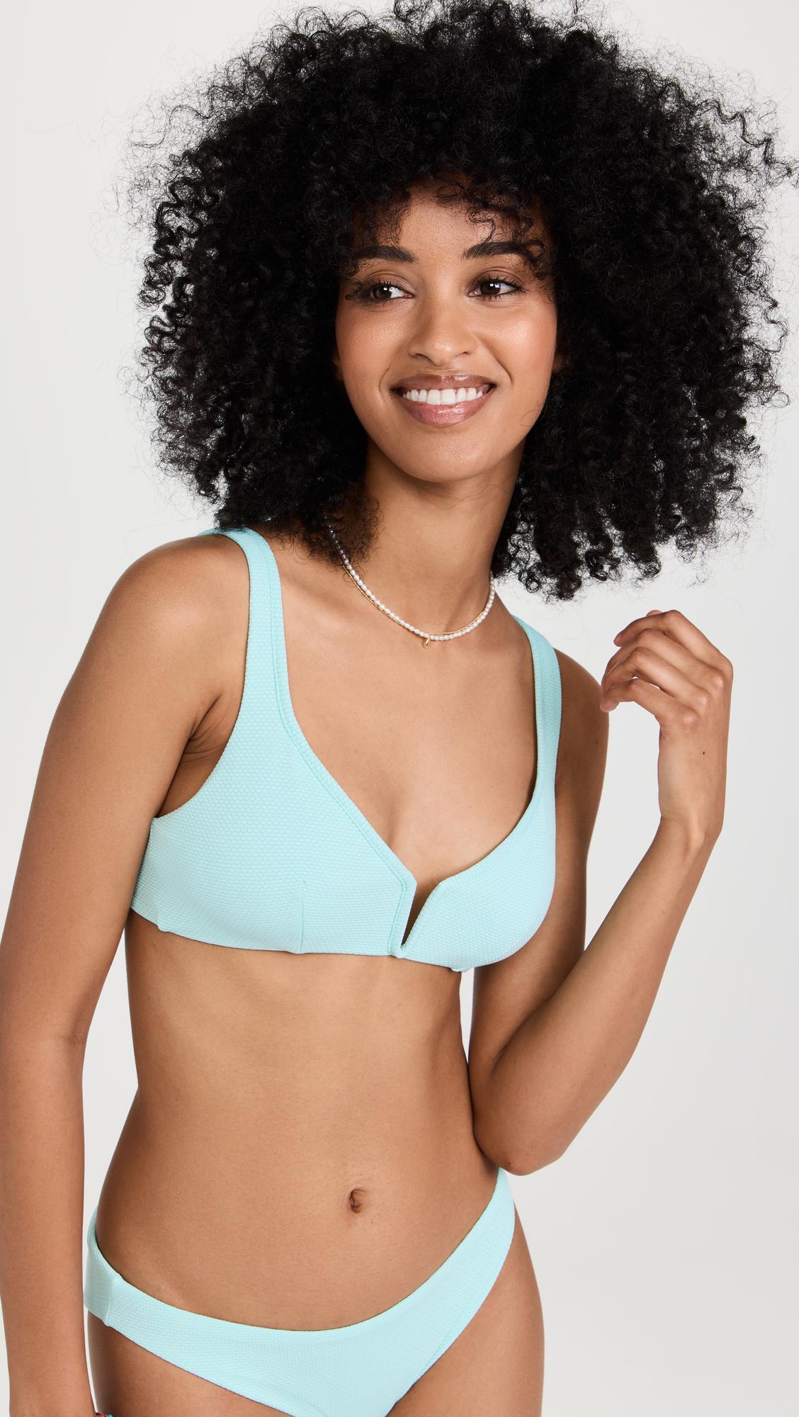 Maaji Synthetic Sea Glass Victory V Wire Bikini Top In Blue Lyst UK