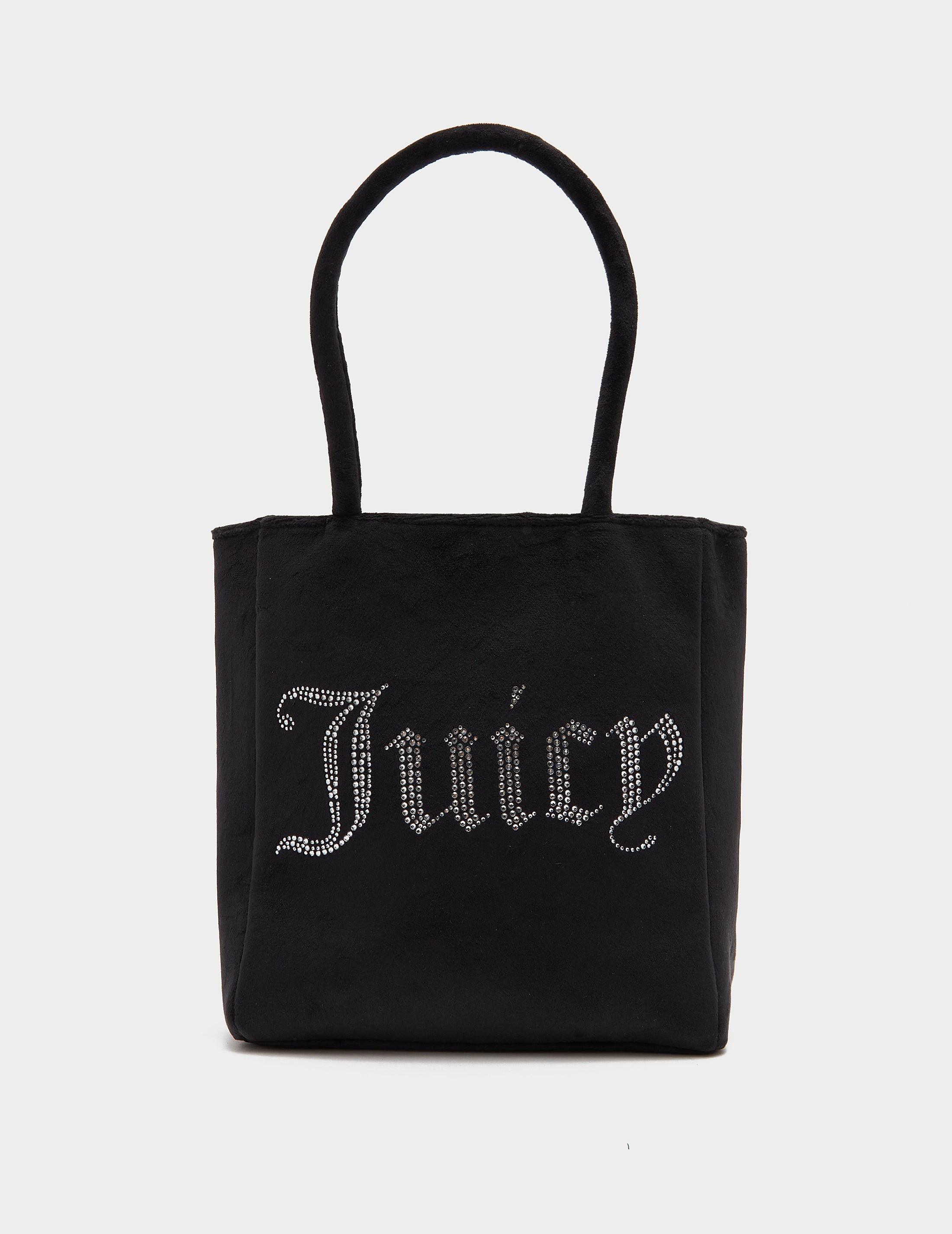 Juicy Couture Velour Tote Bag In Black Lyst Australia