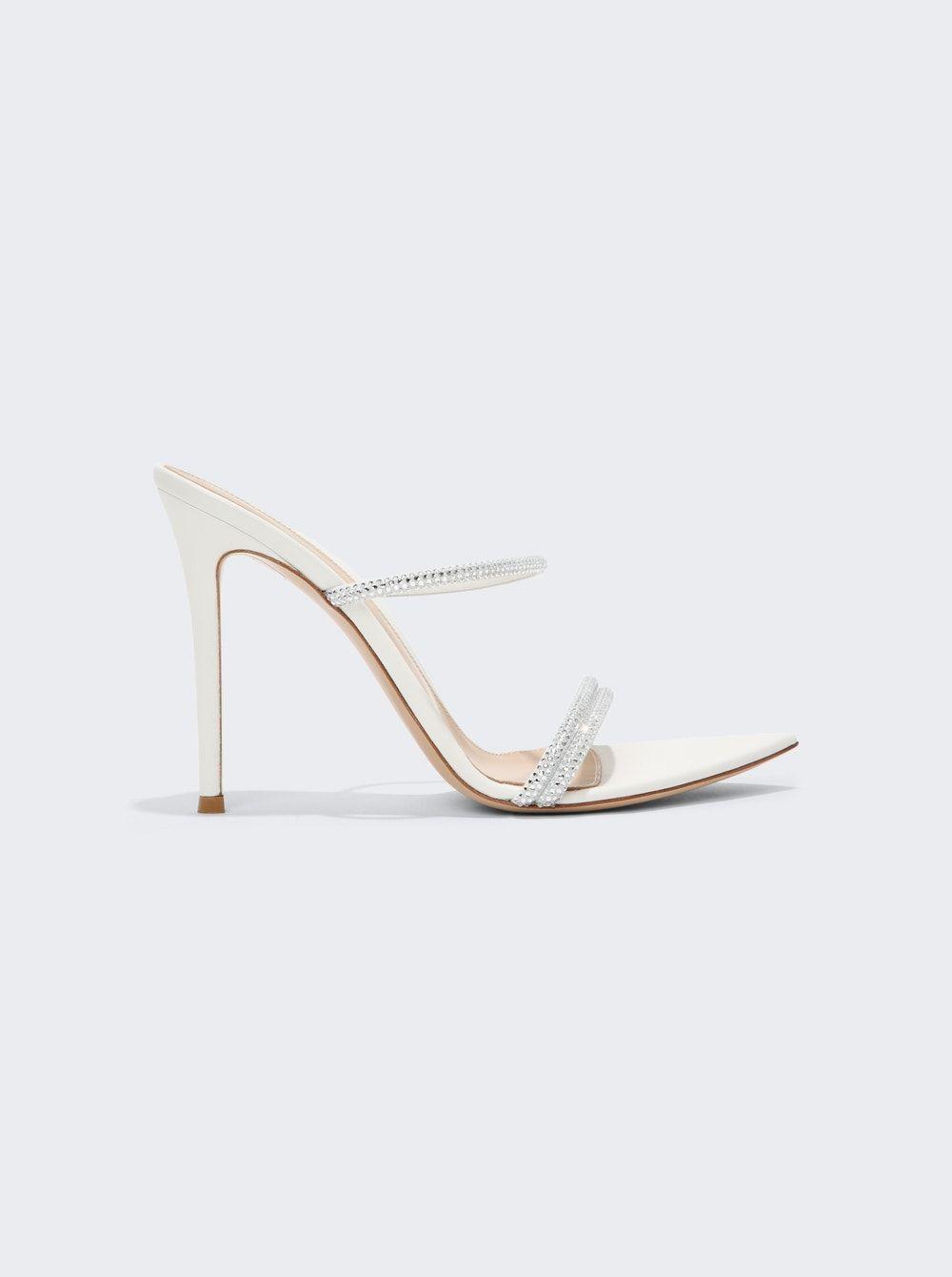 Gianvito Rossi Cannes Sandal In White Lyst