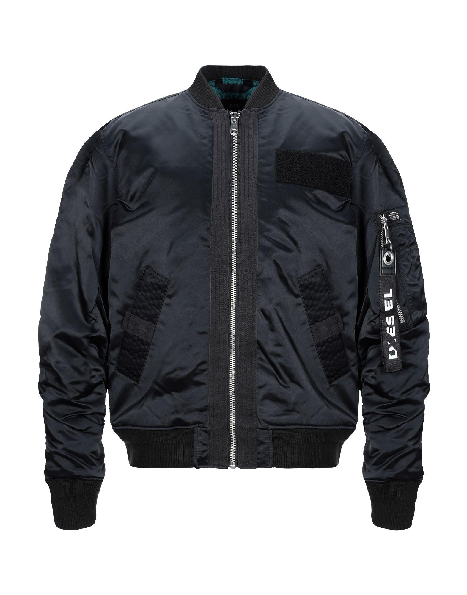 diesel black jacket for men