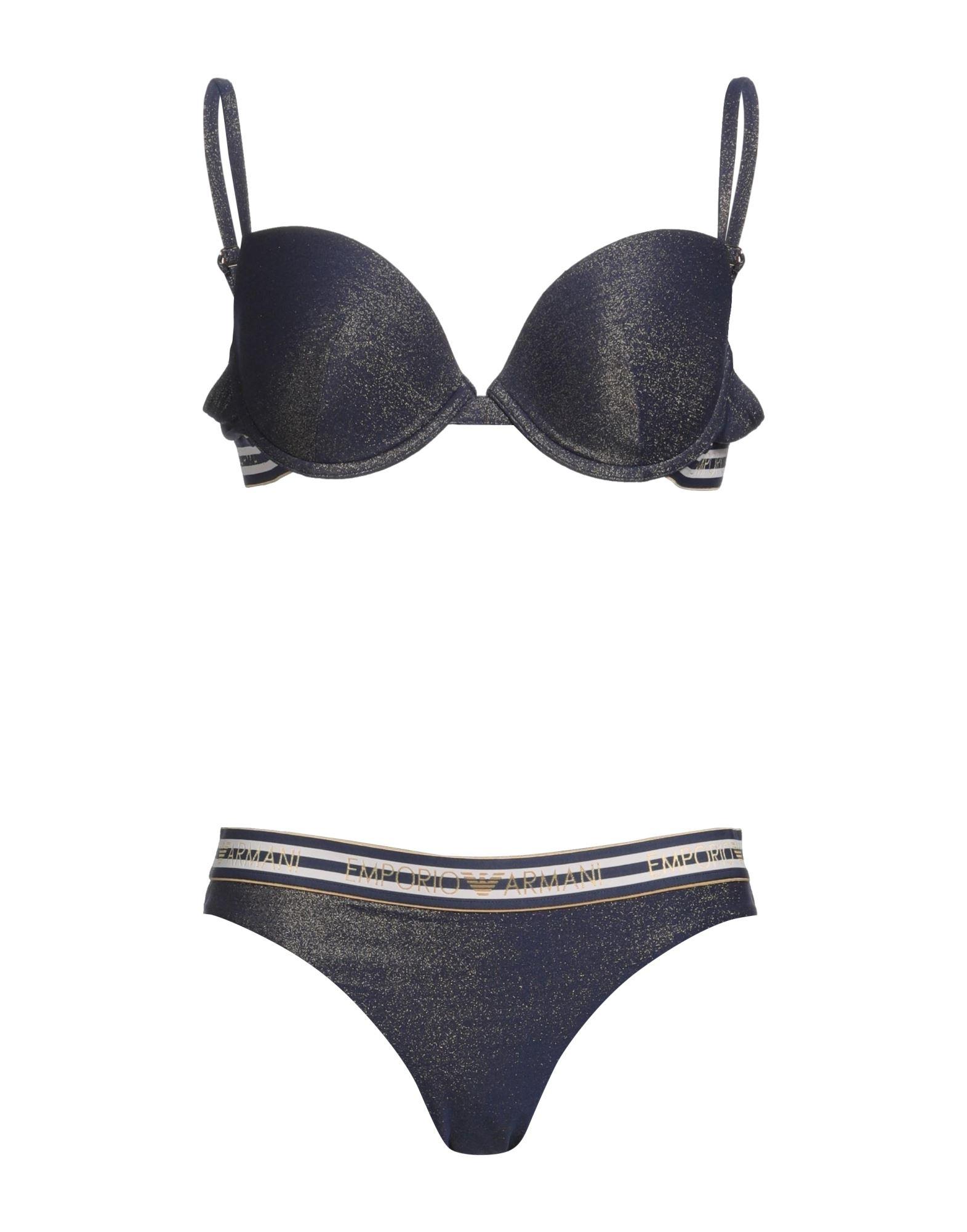 Emporio Armani Bikini In Blue Lyst