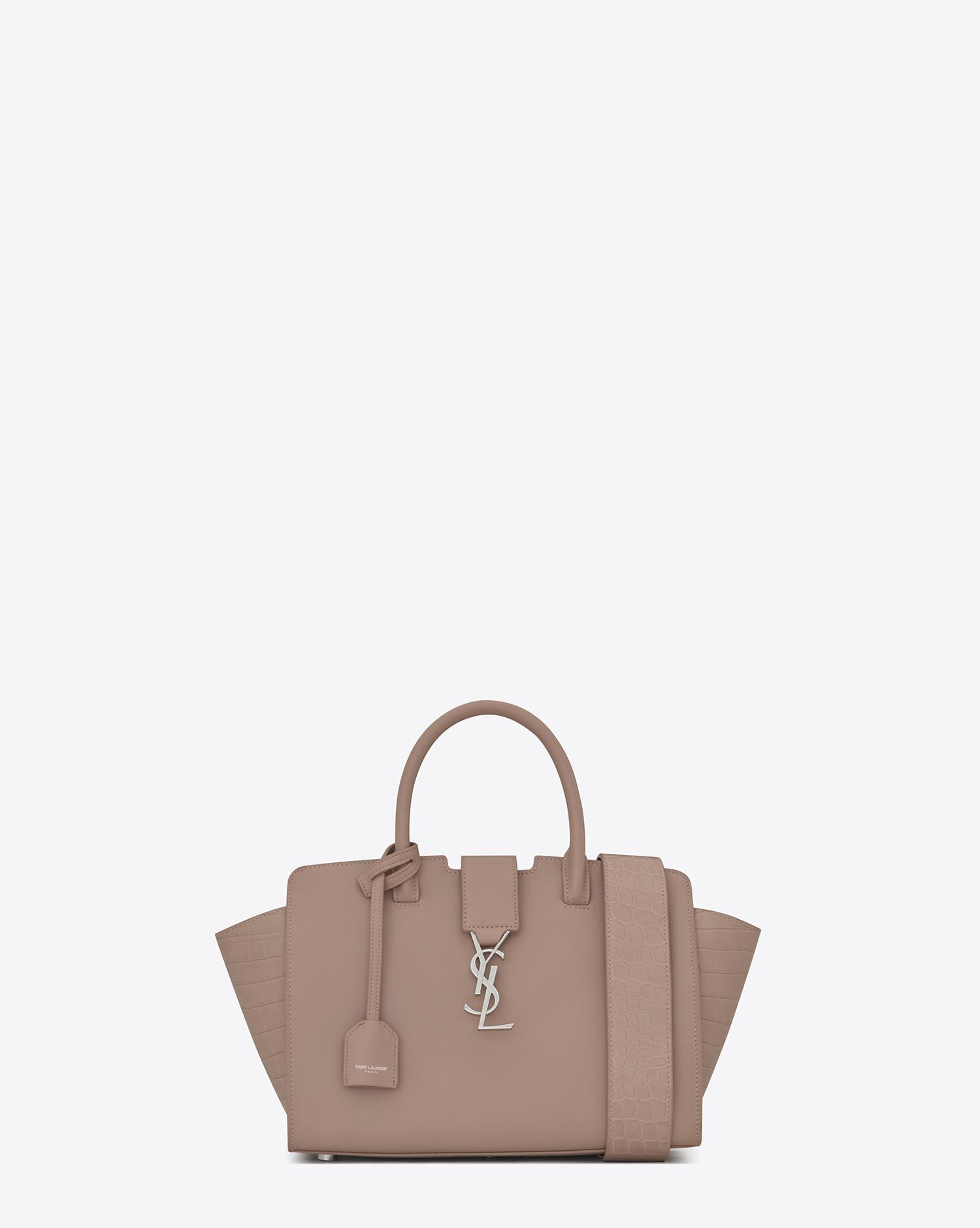 Saint laurent cabas monogram top handle small bag 357395b leather 2017 available Saint laurent cabas monogram top handle small bag 357395b leather 2017 available