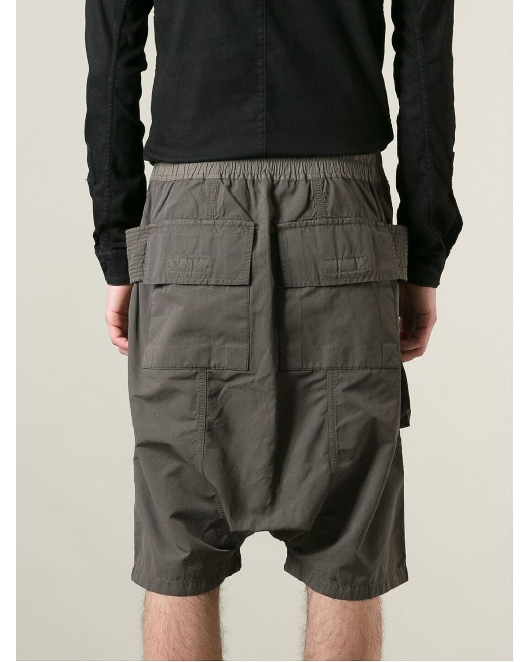 Rick Owens DRKSHDW Cargo Pods Shorts in Gray for Men | Lyst