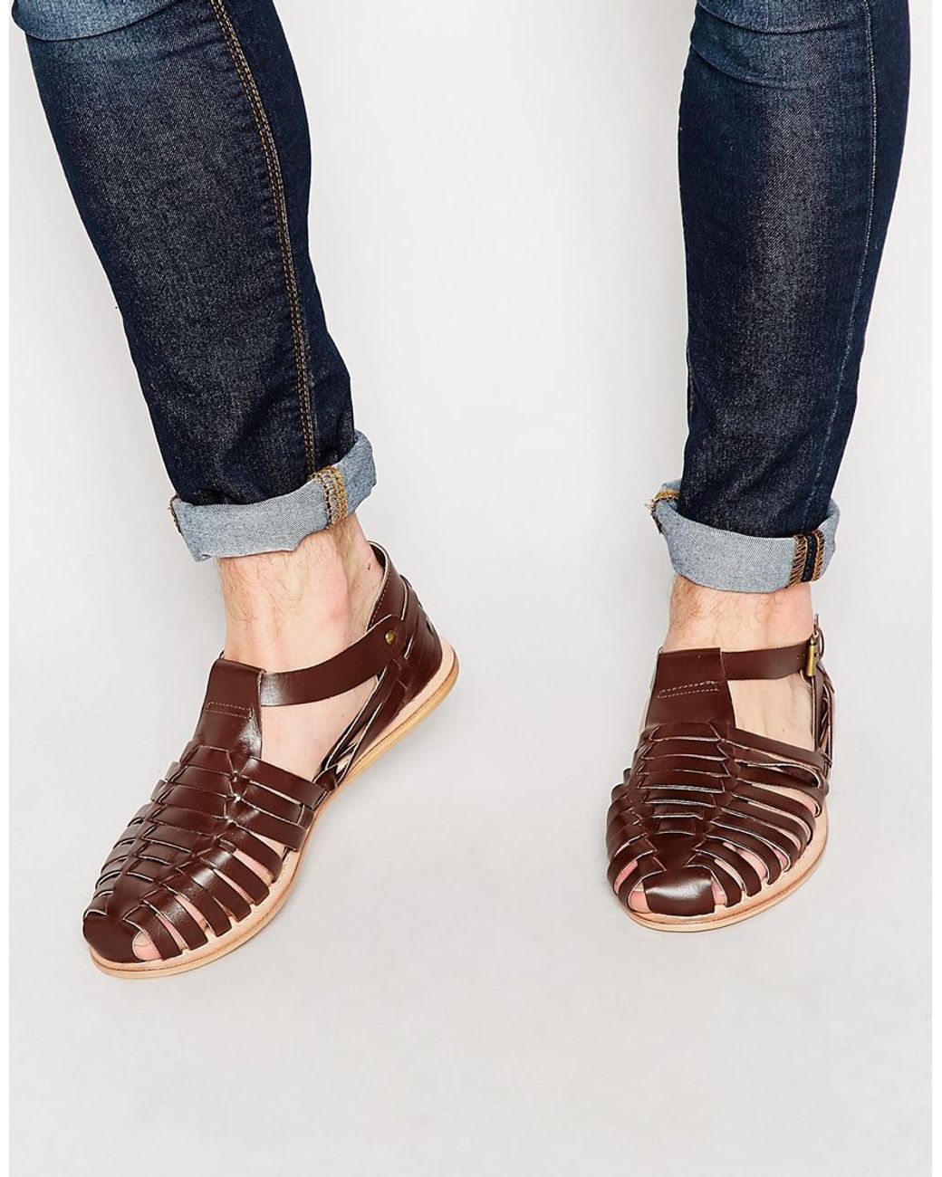Mens clearance woven sandals