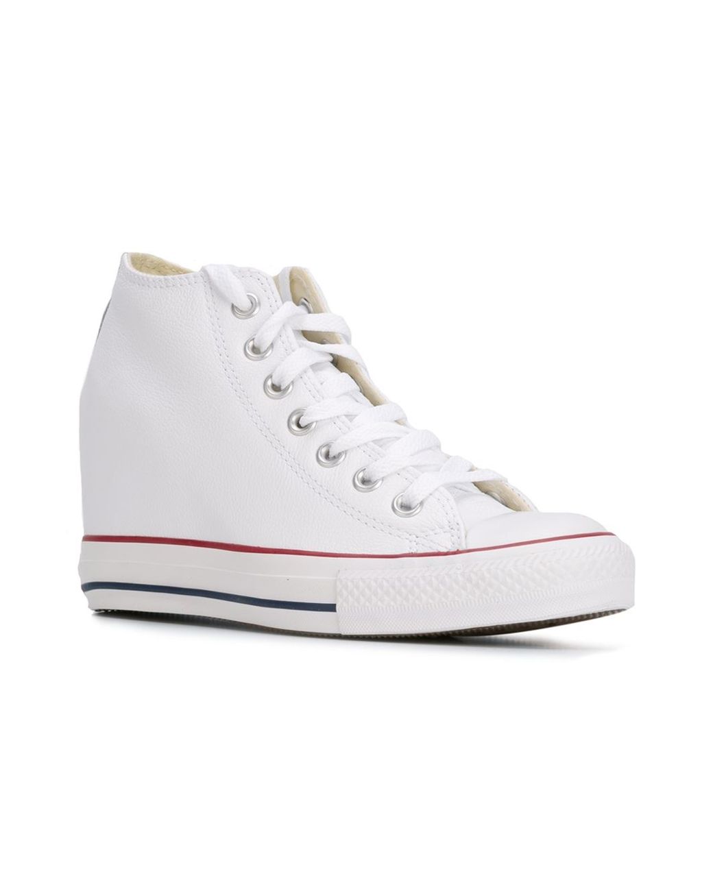 Converse 'chuck Taylor All Star Lux Wedge' Sneakers in White | Lyst UK