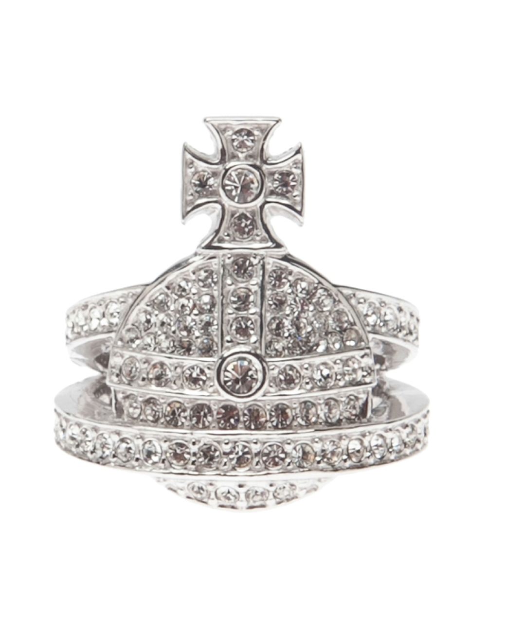 【Vivienne Westwood】Orb リング シルバー Vivienne Westwood Orb Ring in Metallic | Lyst