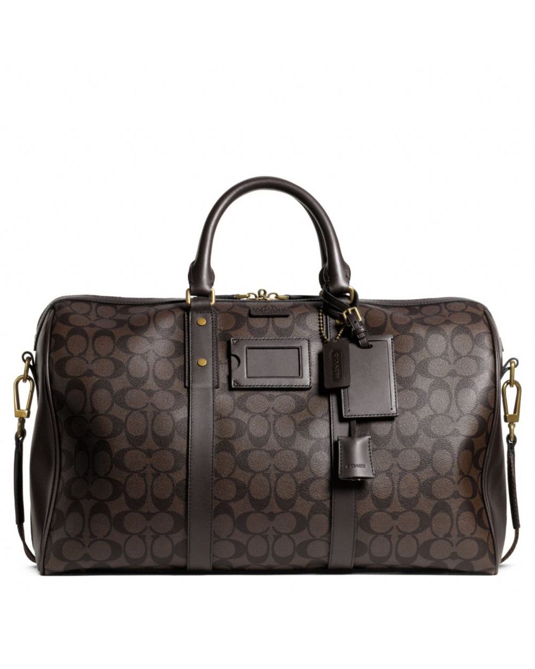 Coach monogram outlet duffle bag