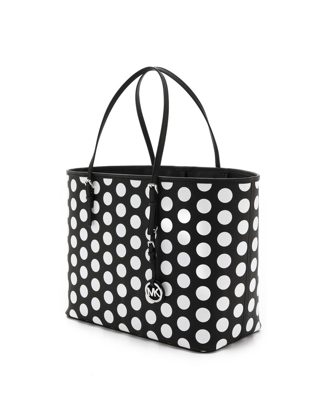 mk polka dot tote