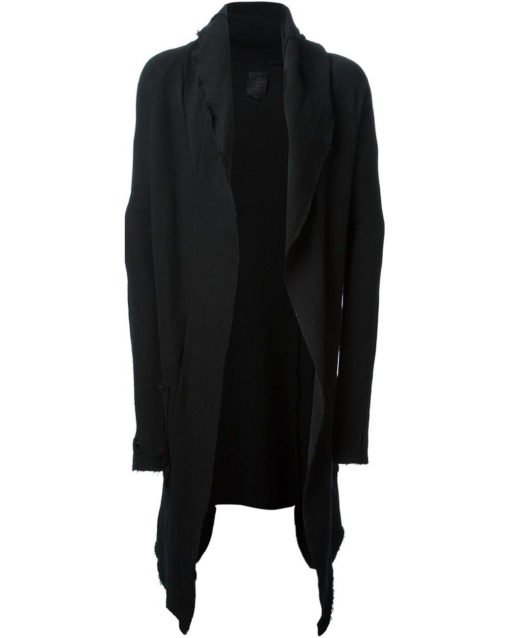 Thom Krom Long Asymmetric Cardigan in Black for Men | Lyst