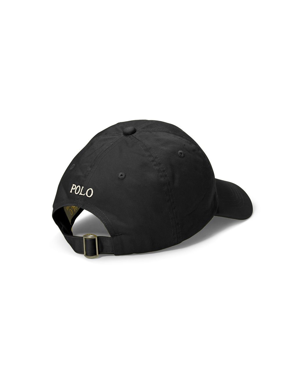 Black polo baseball cap outlet