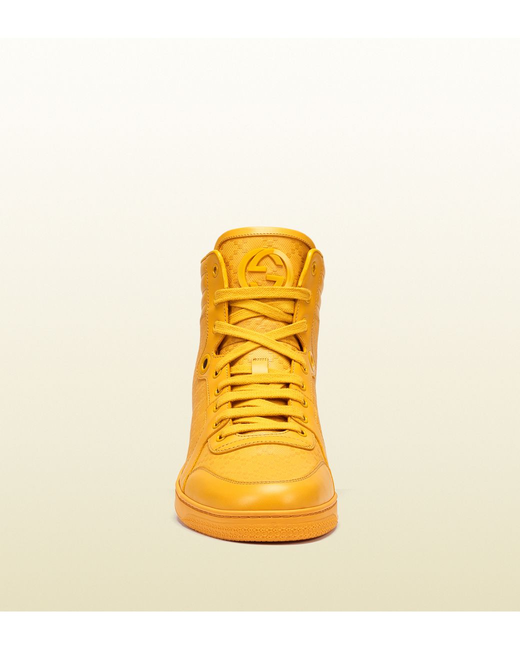 GUCCI GG Supreme Monogram Mix Monogram Mens Rhyton Sneakers 8.5 London Blue  Beige Sun Yellow 1360261 | FASHIONPHILE