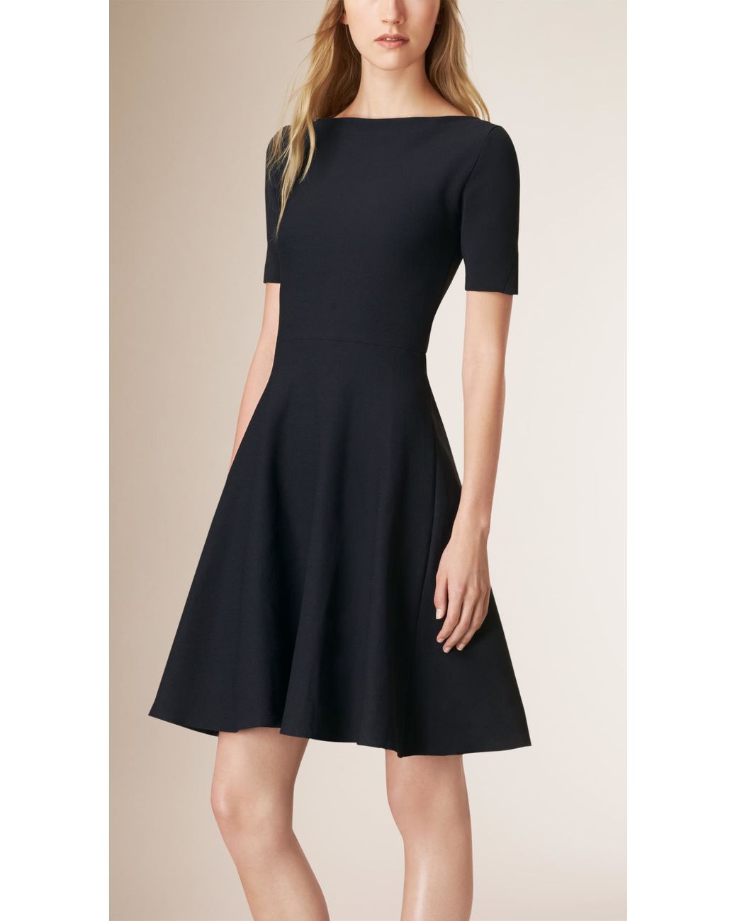 A line top boat neck dress