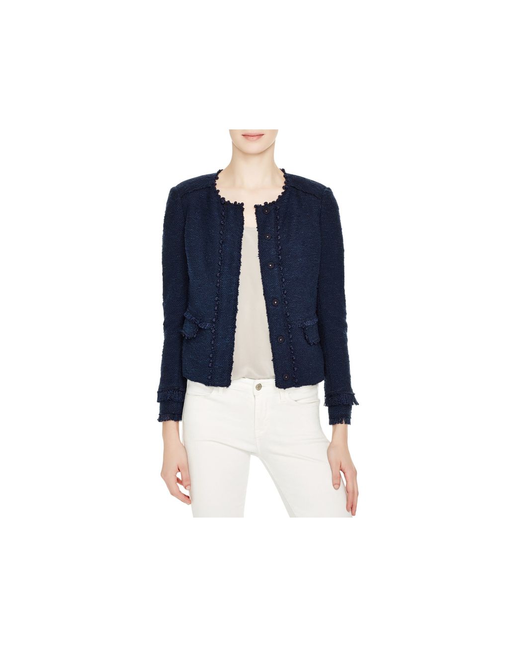 Rebecca Taylor Stretch Bouclé Jacket in 