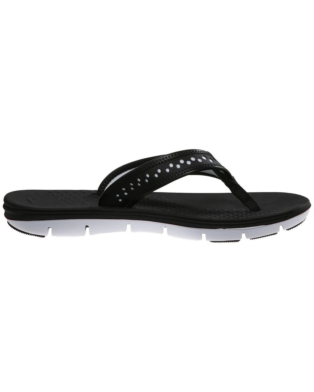 Nike Flex Motion Thong in Black | Lyst