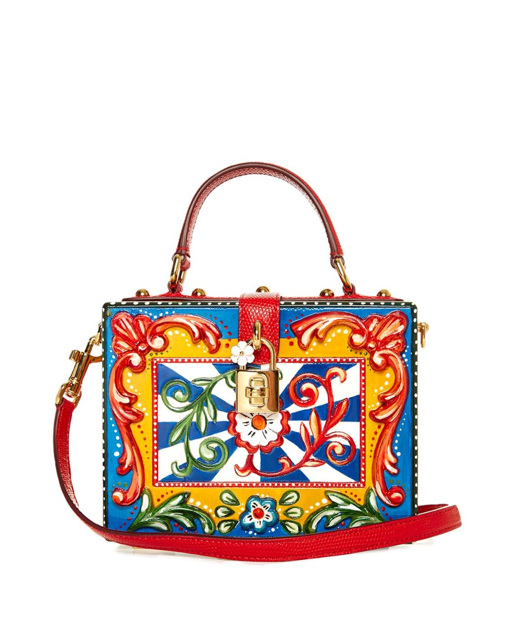 Dolce gabbana hand painted bag Clearance