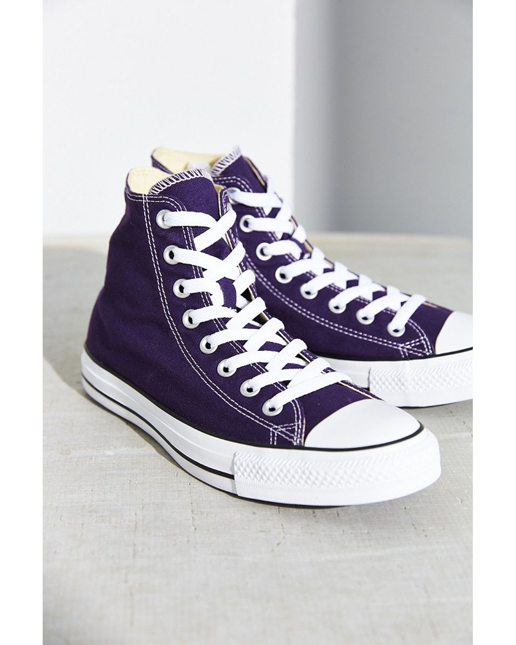 Converse Chuck Taylor All Star Seasonal High Top Sneaker in Purple | Lyst