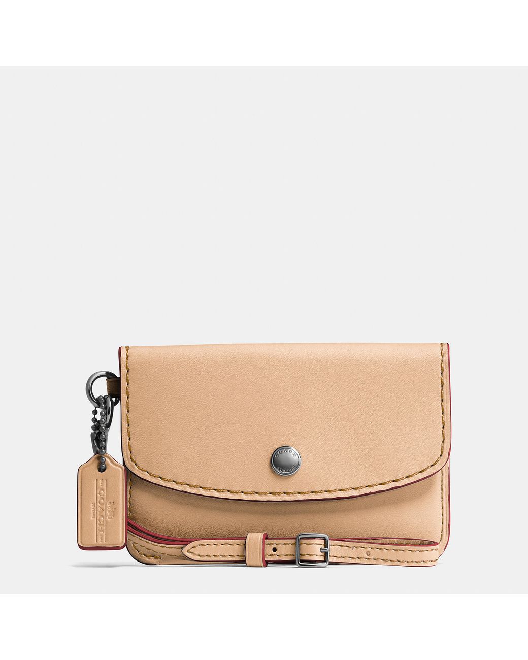 coach envelope key pouch