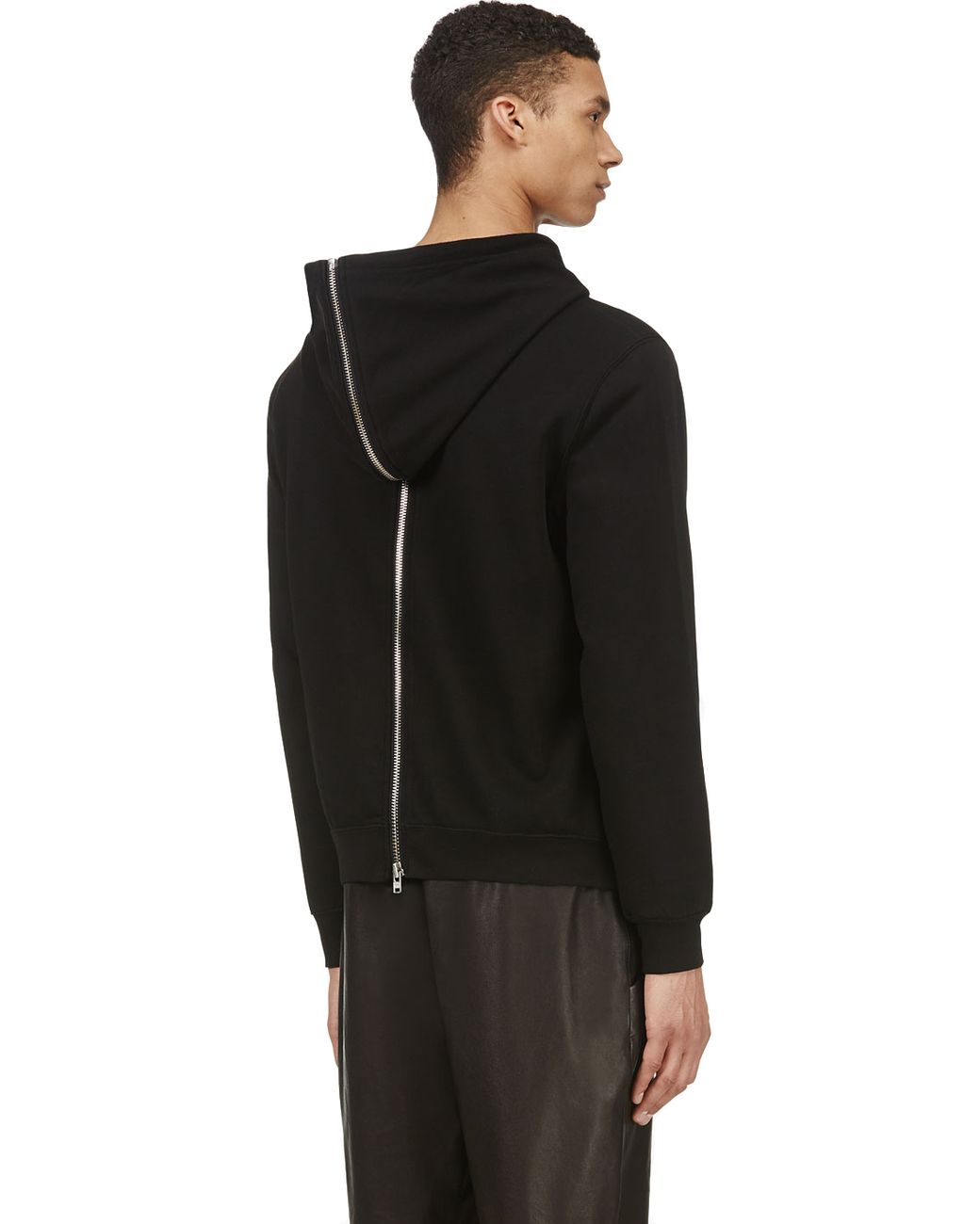 BLK DNM Black Front To Back Zipper Hoodie for Men | Lyst