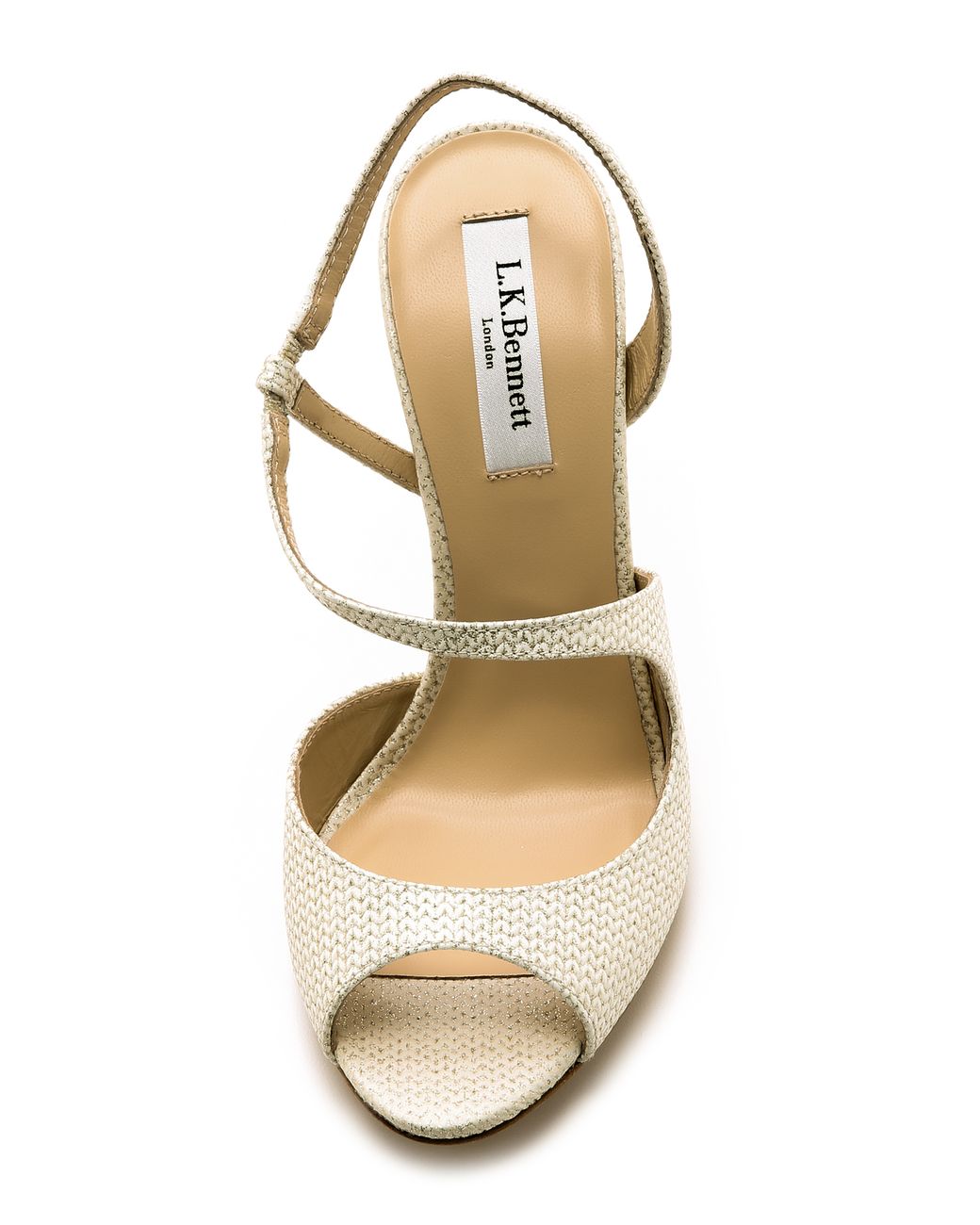 LK Bennett Palma Sandals - Soft Gold in Metallic | Lyst