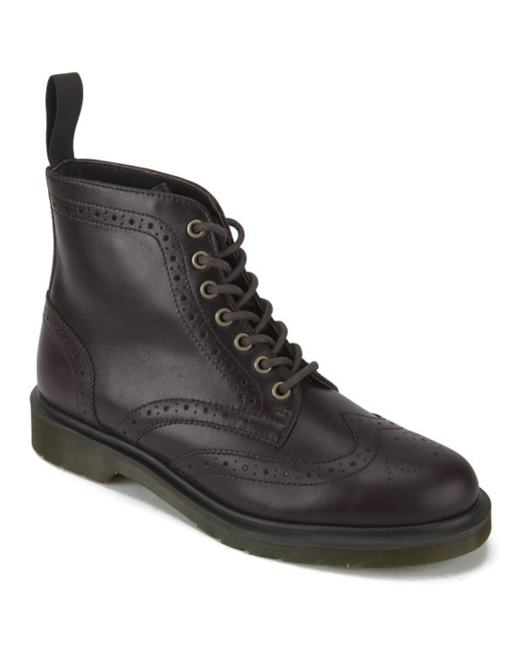 Dr. Martens Mens Core Affleck Brogues Leather Boots in Brown for Men | Lyst  UK