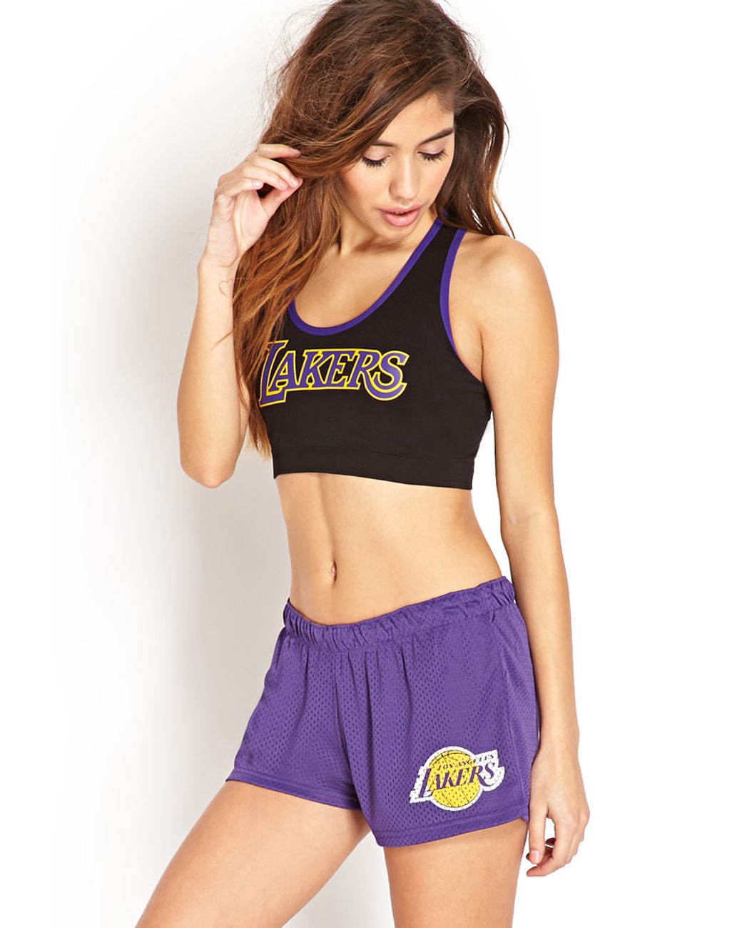 Forever 21 Los Angeles Lakers Shorts in 