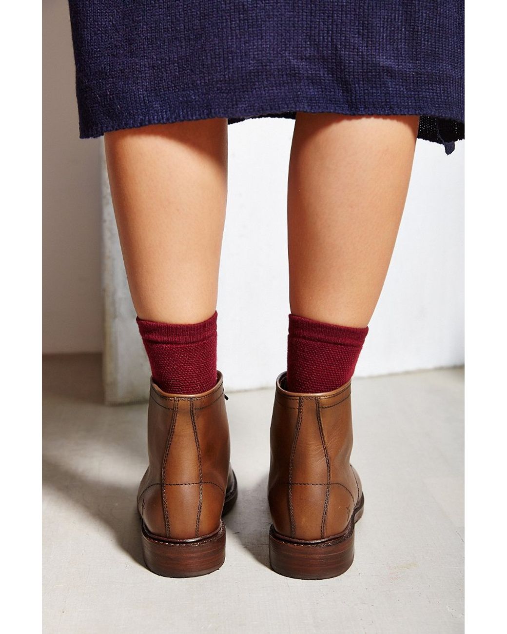 Frye james lace up cordovan hot sale