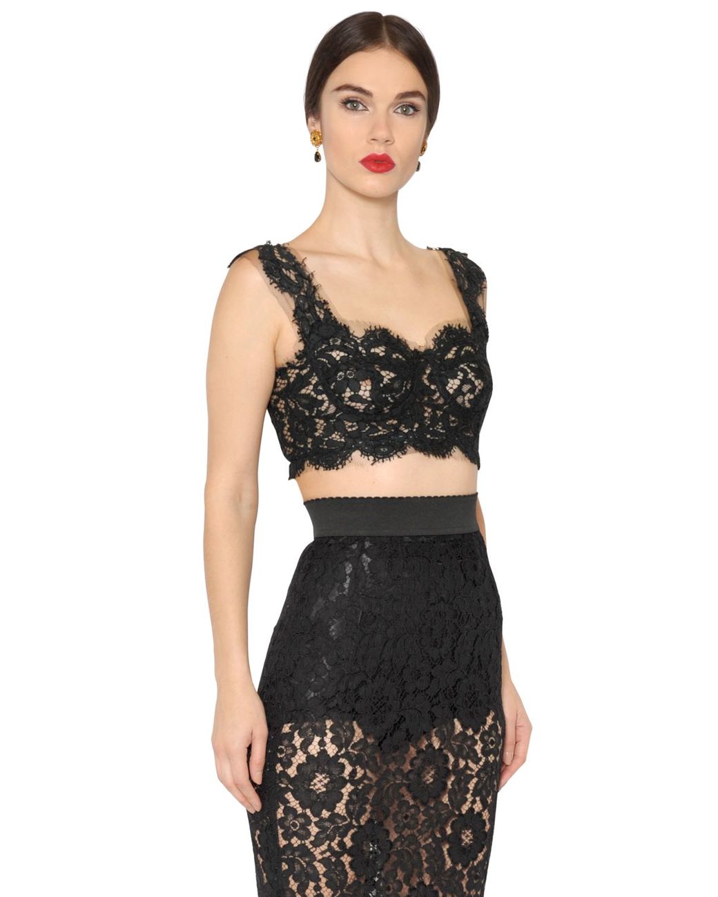 Dolce and top gabbana lace top