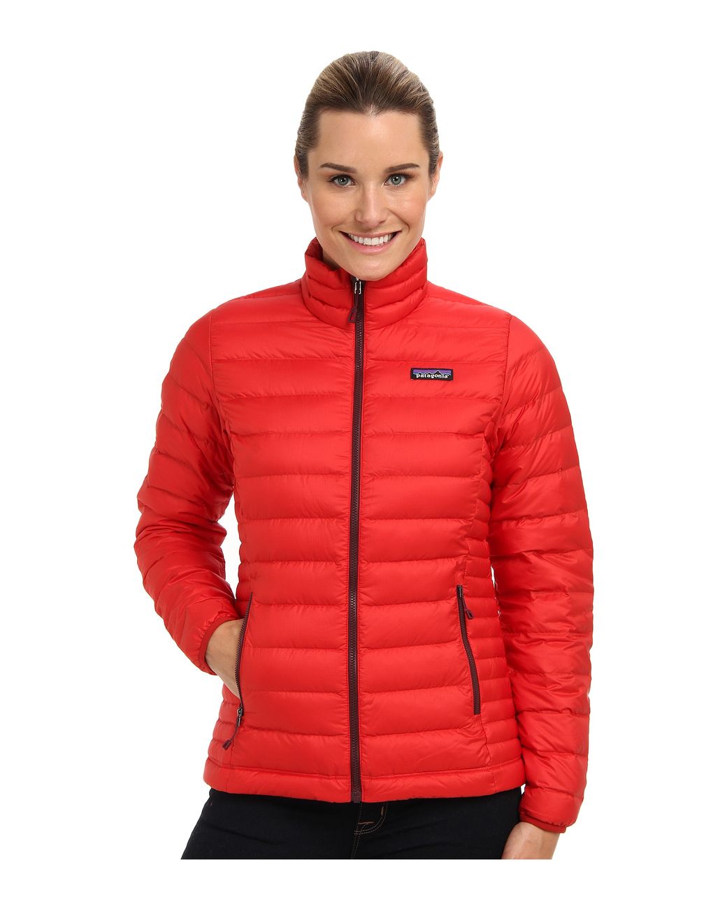 Patagonia Down Sweater Jacket in Red Lyst