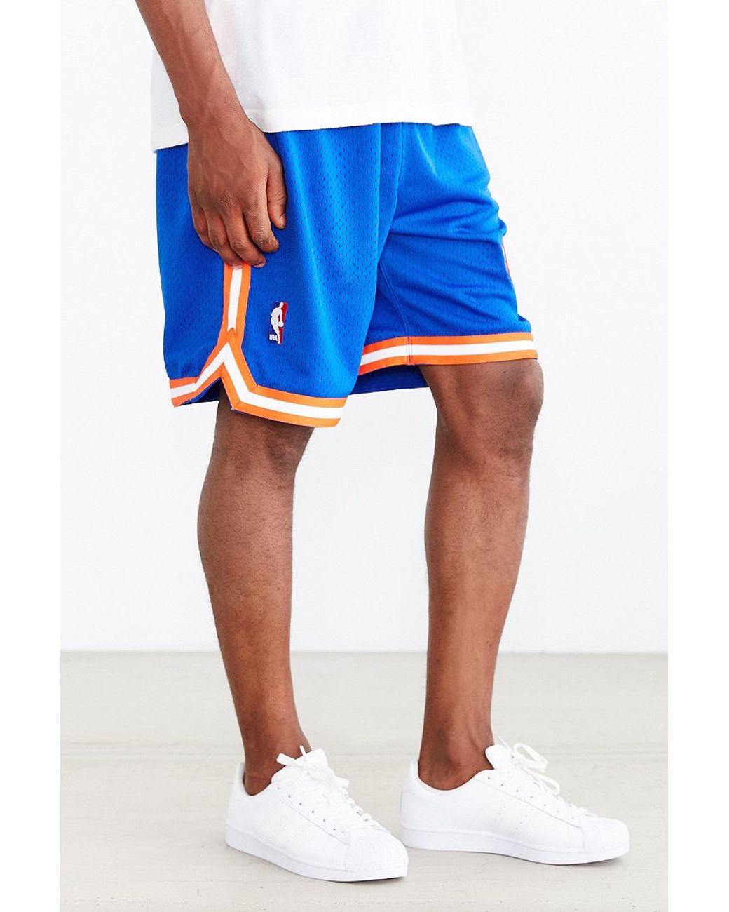 knicks authentic shorts