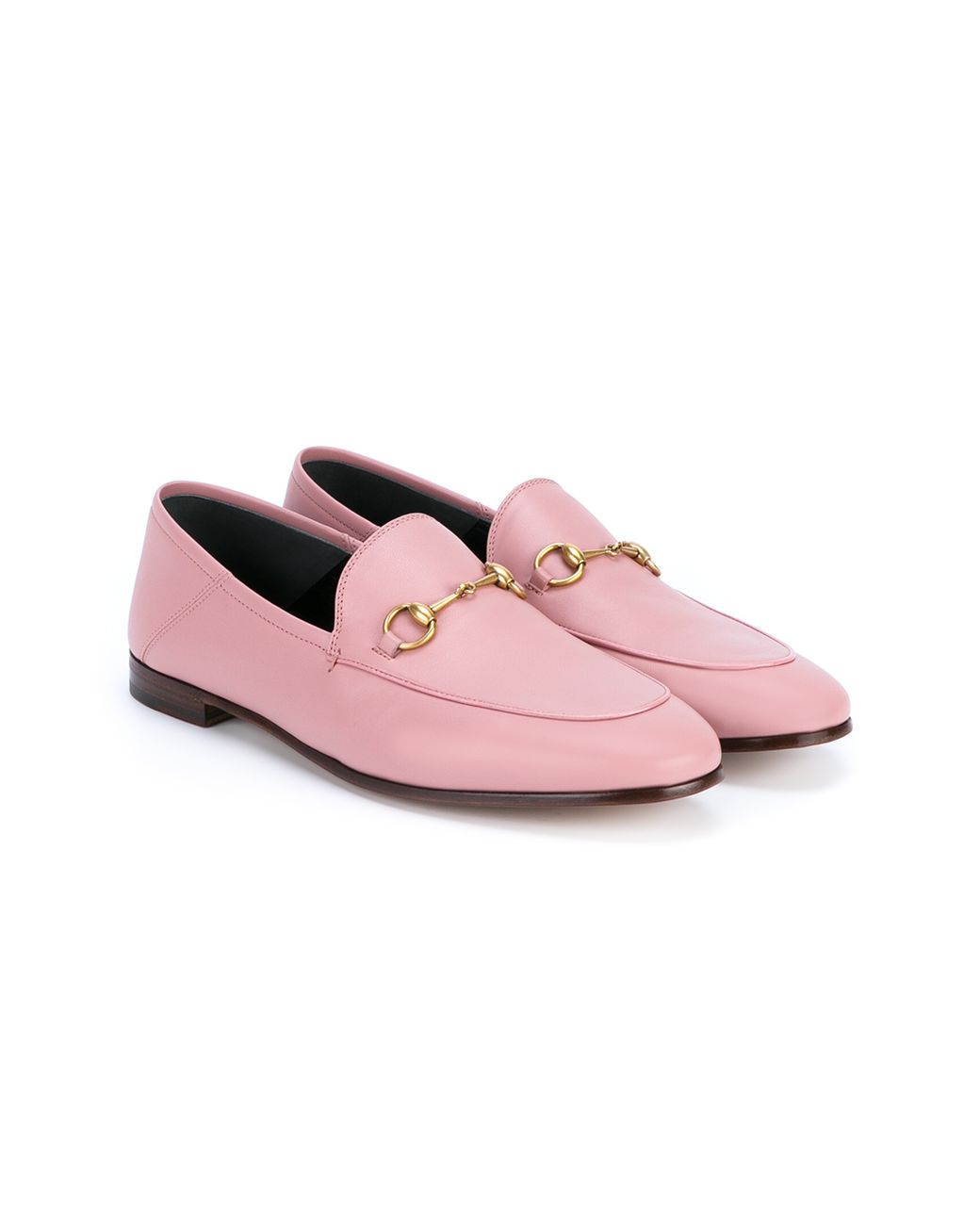 Gucci Jordaan Horsebit Loafers in Pink | Lyst
