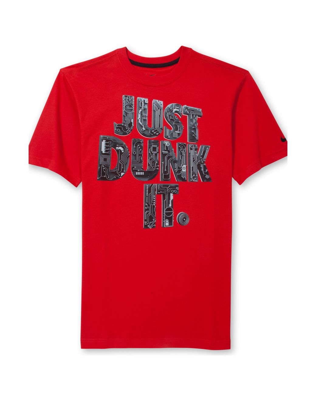 Nike Just Dunk It Drifit Basketball T-shirt in University Red (Red) for Men  | Lyst