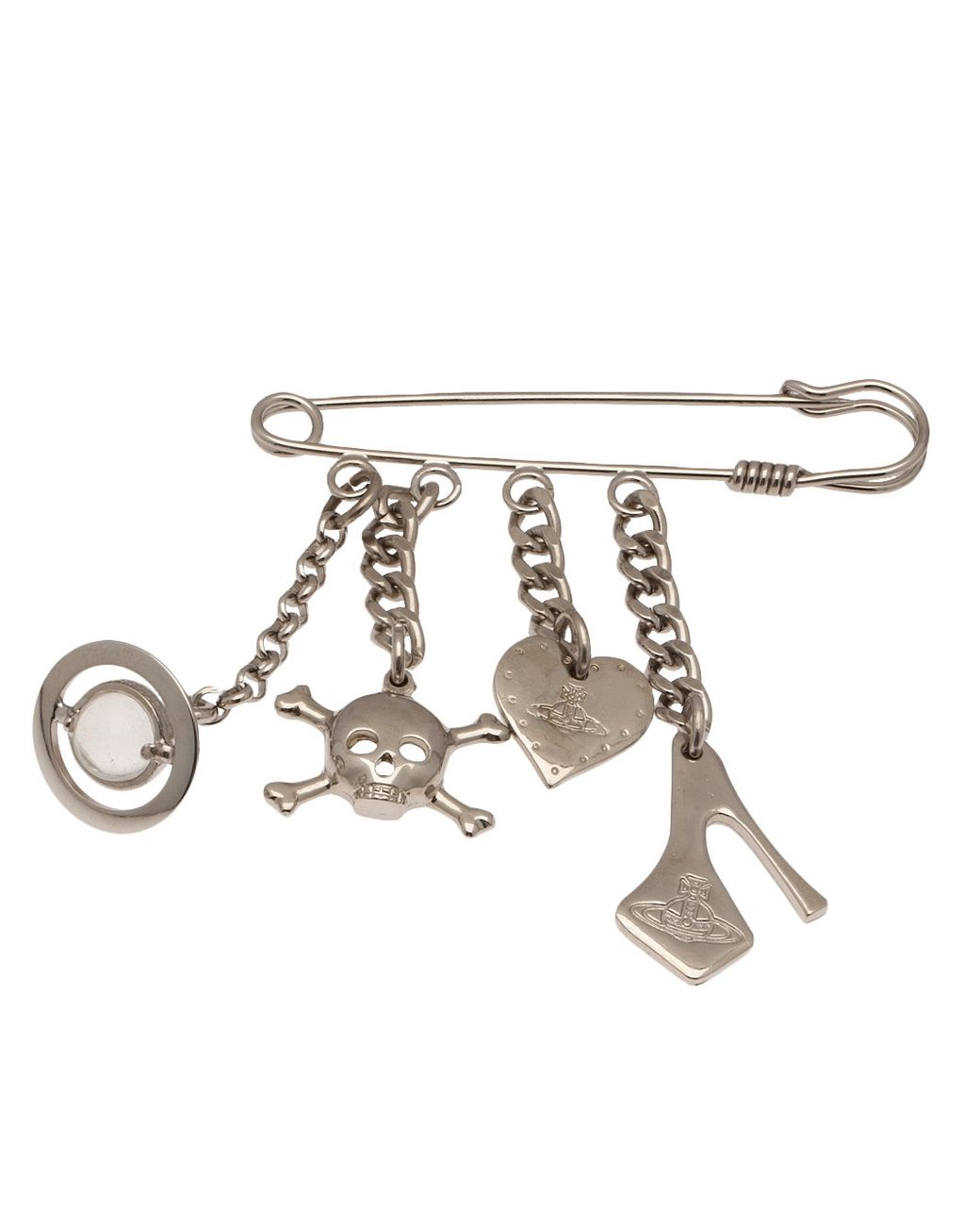 Vivienne Westwood Safety Pin in Metallic | Lyst