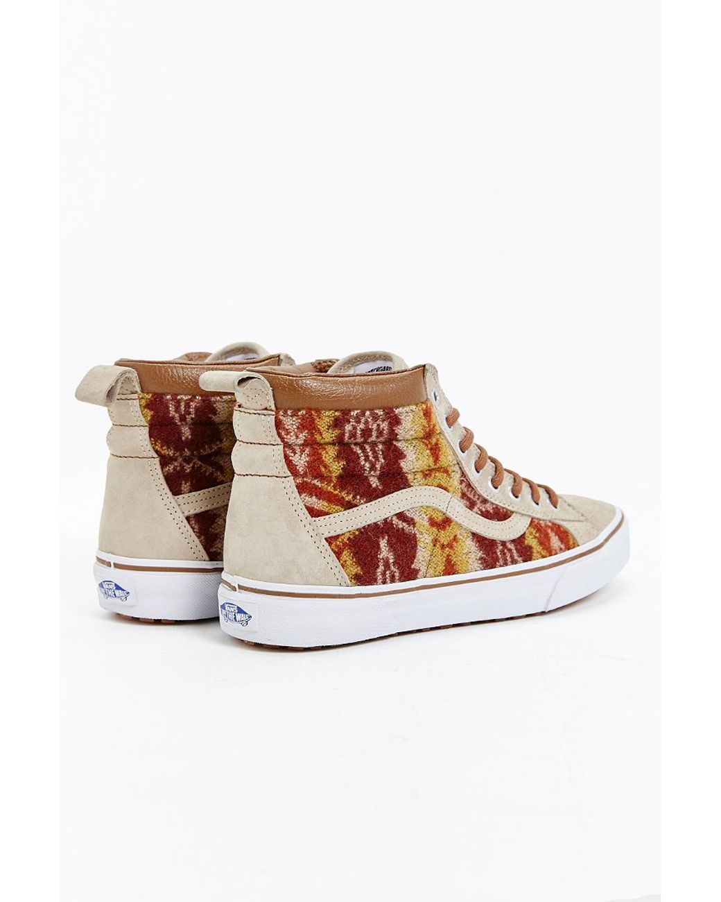 Vans X Pendleton Sk8-hi Mte Sneaker in Brown for Men | Lyst