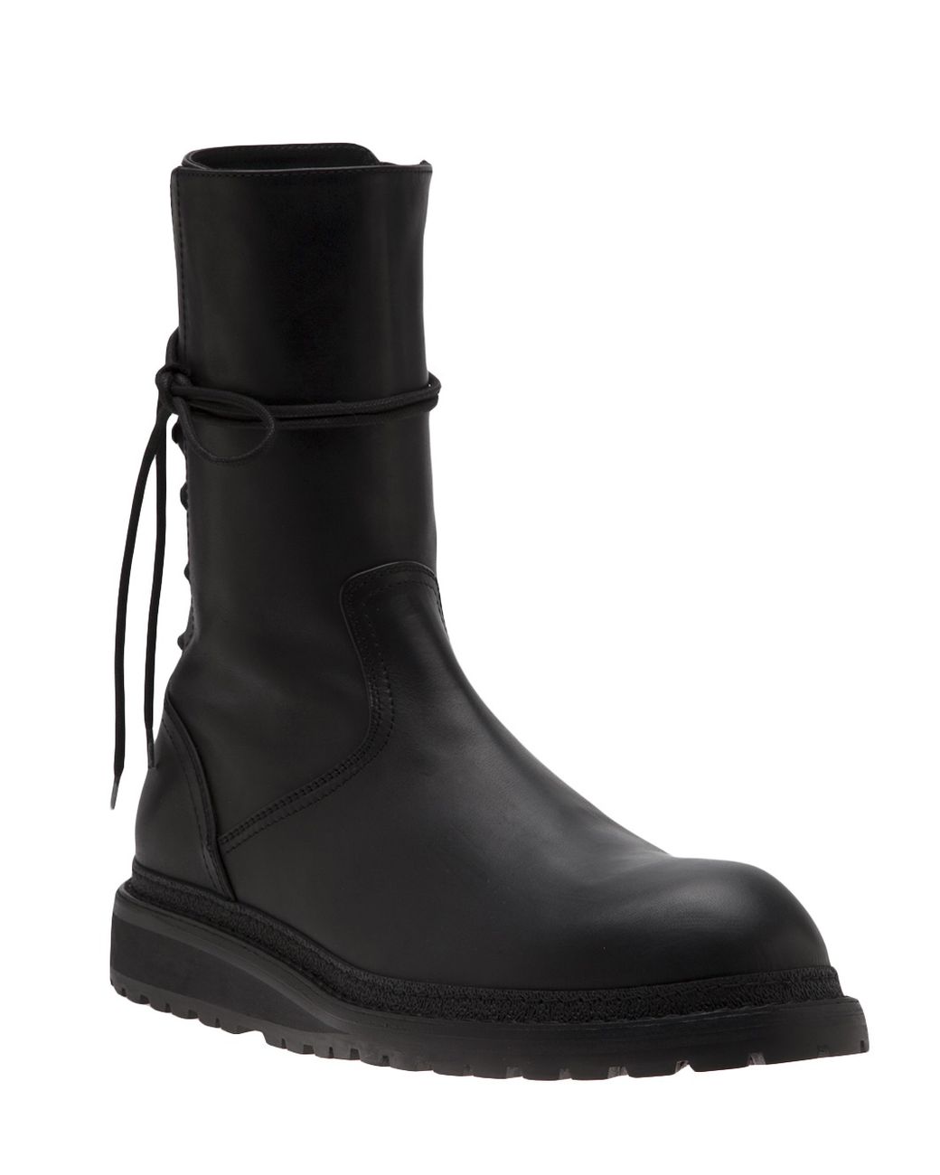 Ann Demeulemeester Back Lace Up Boot in Black for Men | Lyst