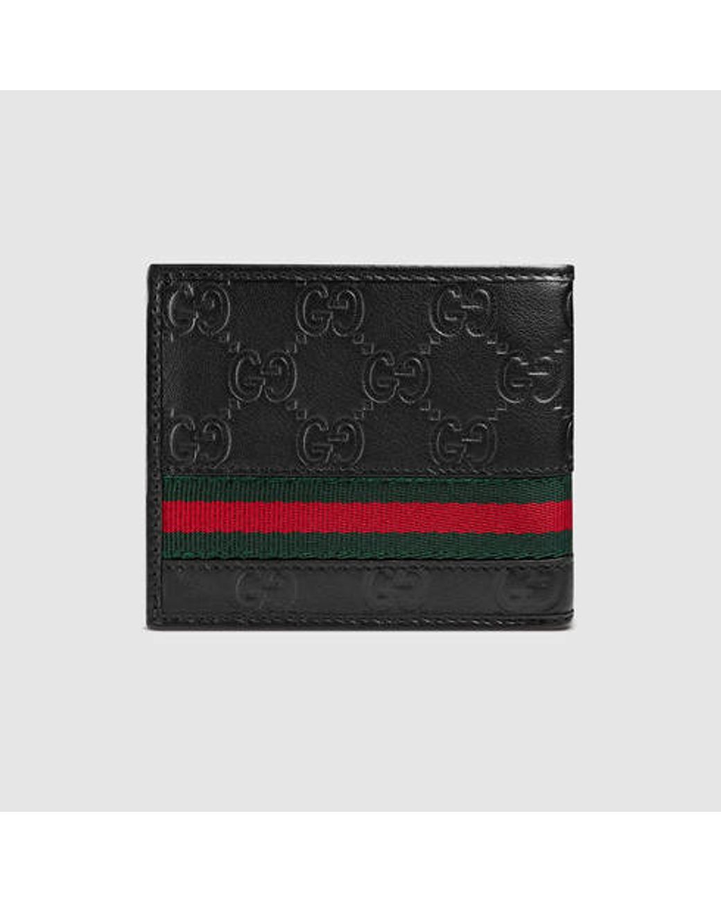 Gucci Bifold Wallet Signature Brown in Leather - US