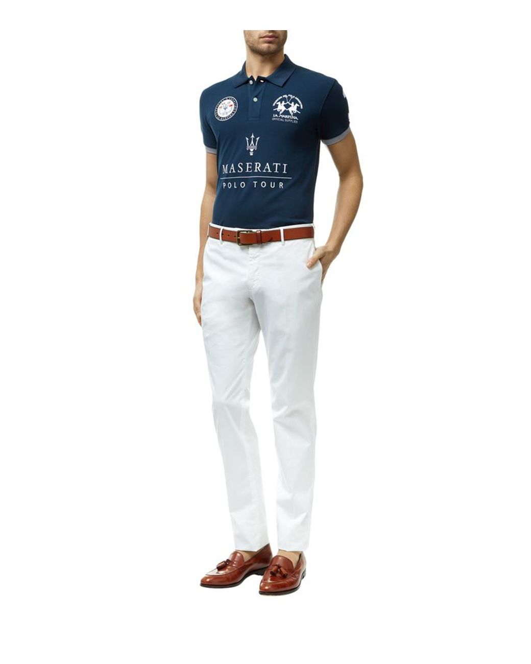 La Martina Maserati Polo Shirt in Blue for Men | Lyst Canada
