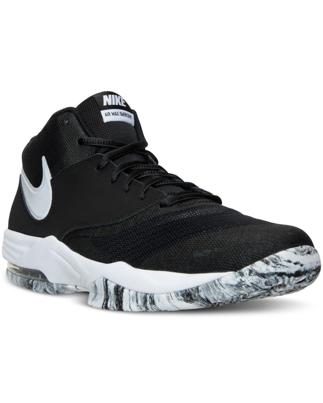 Nike Leather Men's Air Max Emergent Basketball Sneakers From Finish Line in  Black for Men | Lyst