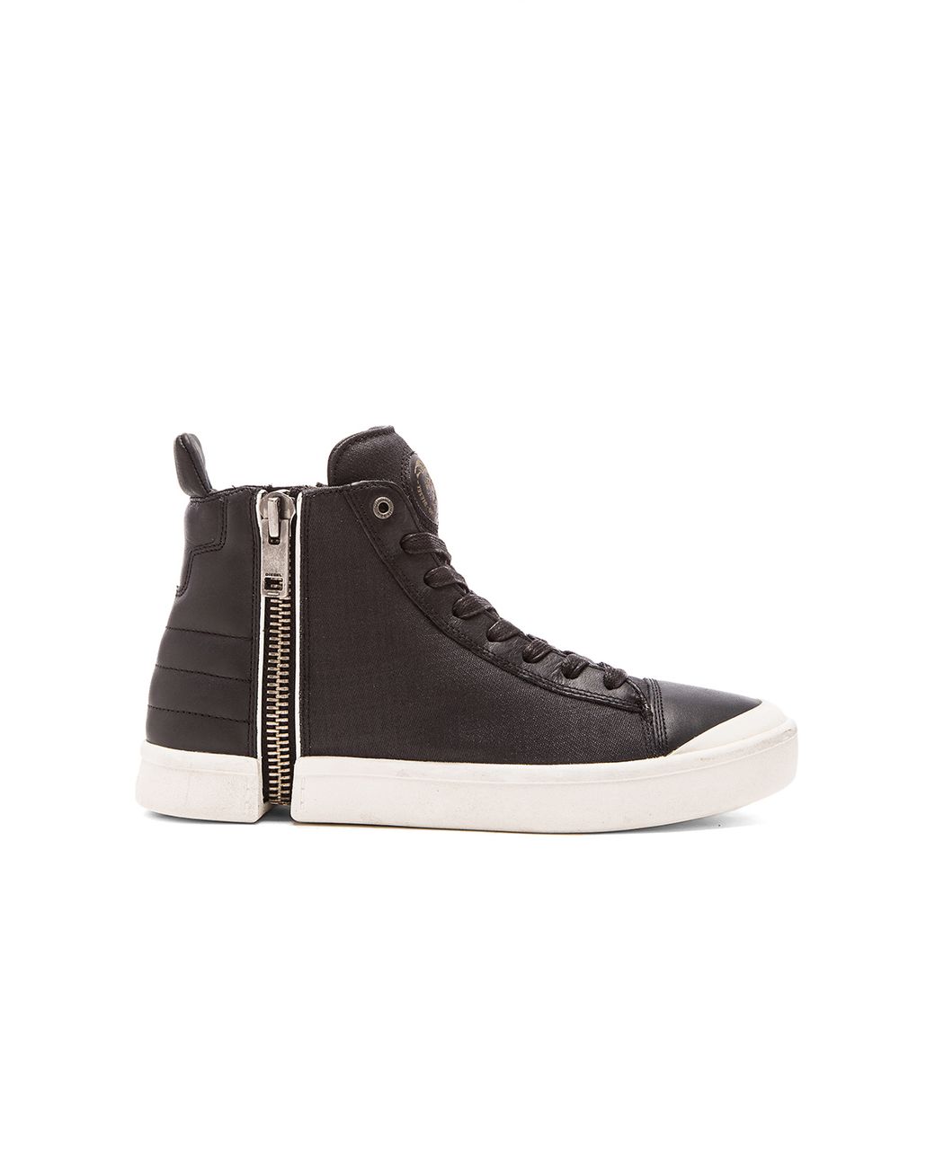 diesel zip round sneakers