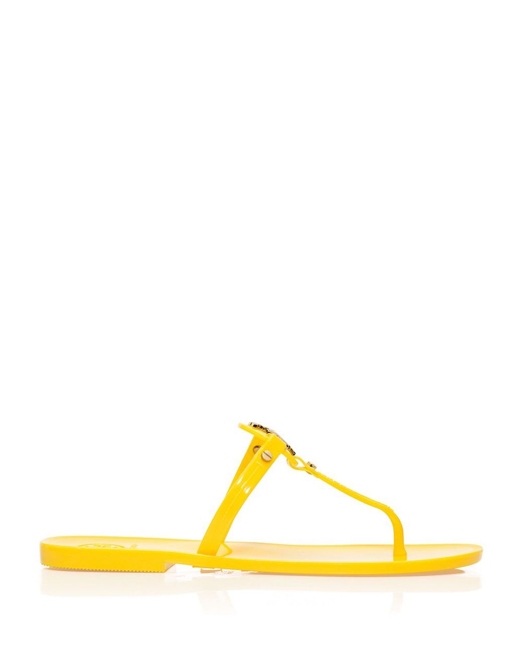 Tory Burch Mini Miller Jelly Thong Sandal in Yellow Lyst
