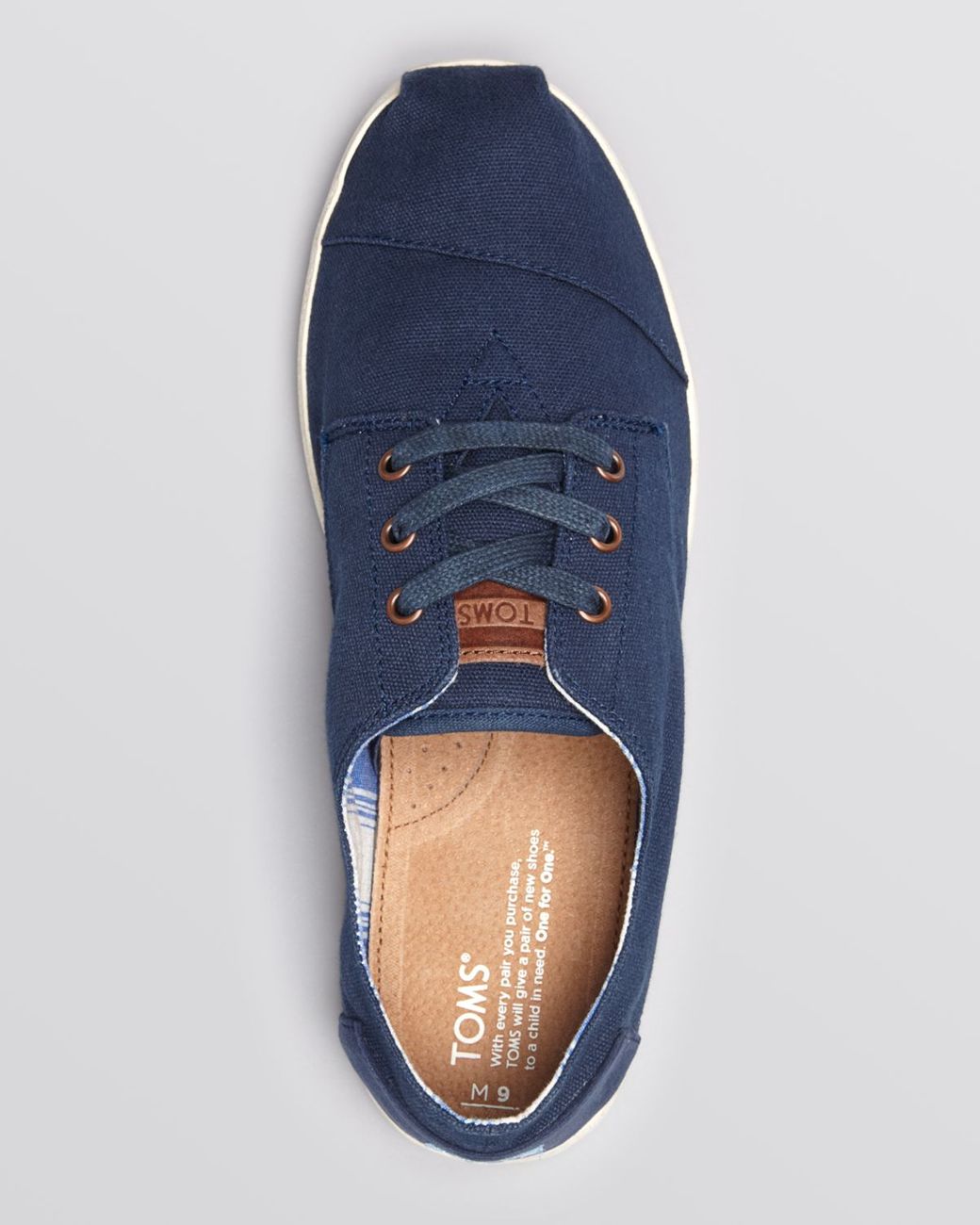 TOMS Paseo Canvas Lace-Up Sneakers in Blue for Men | Lyst