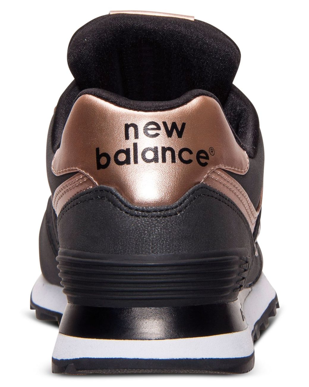 New Balance Women'S 574 Precious Metals Casual Sneakers From Finish Line in  Charcoal/ Rose Gold (Metallic) | Lyst