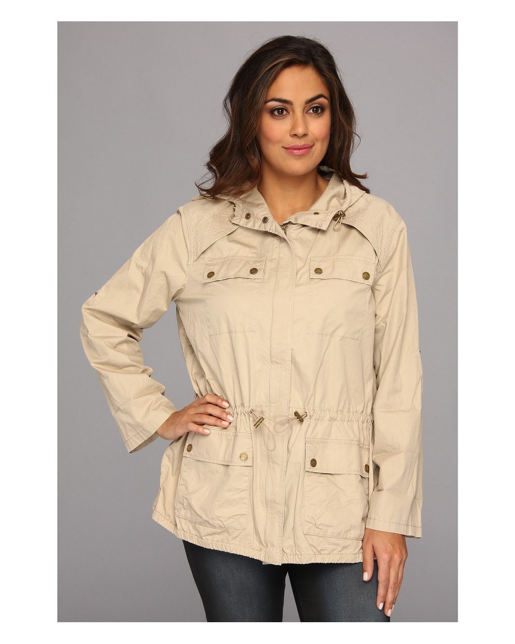 Michael kors anorak coat deals
