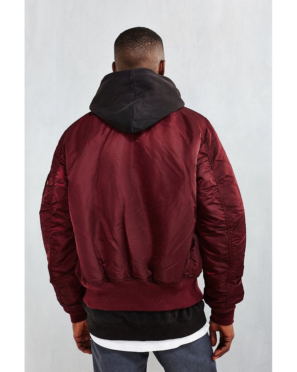 Alpha Industries Classic-fit Ma-1 Bomber Jacket in Red for Men | Lyst Canada