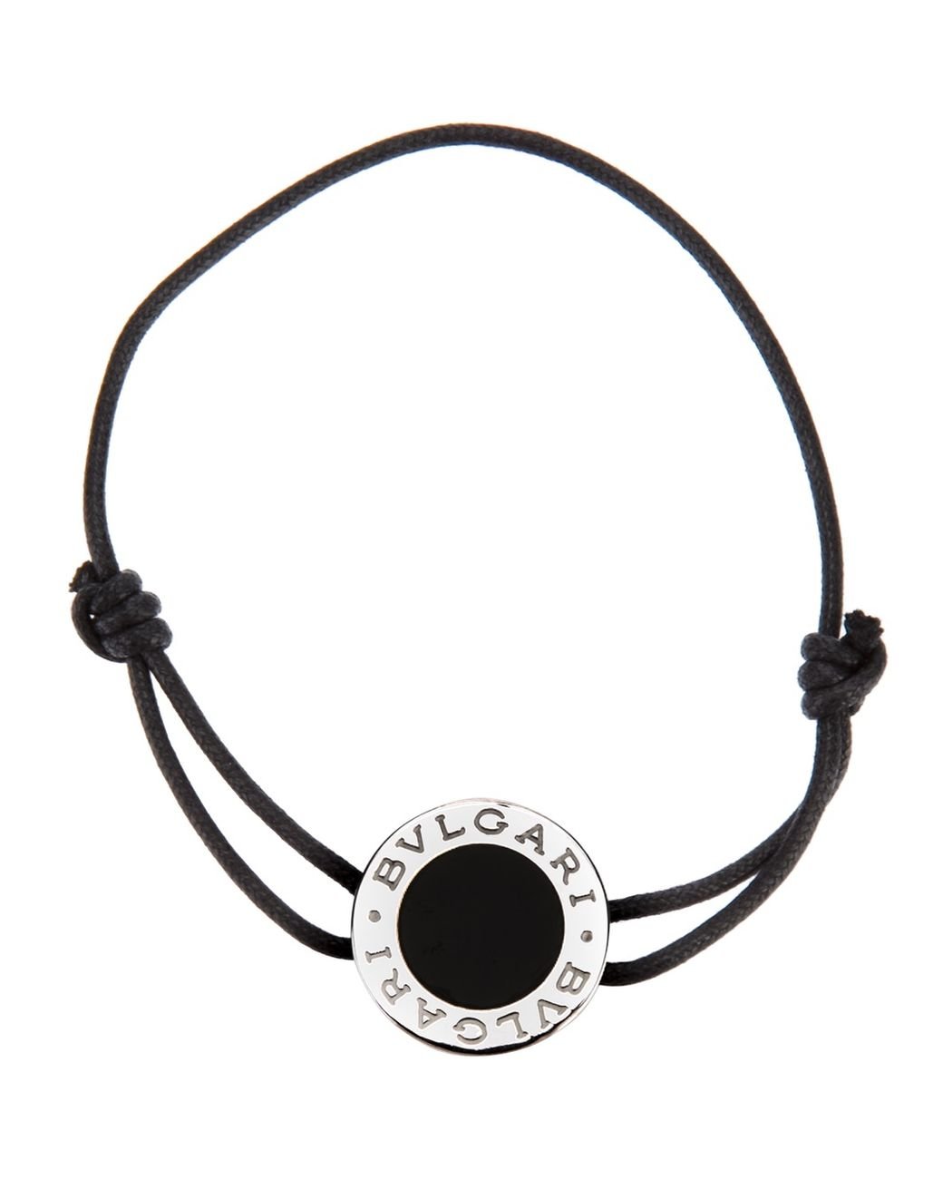 BVLGARI Adjustable Bracelet in Black | Lyst